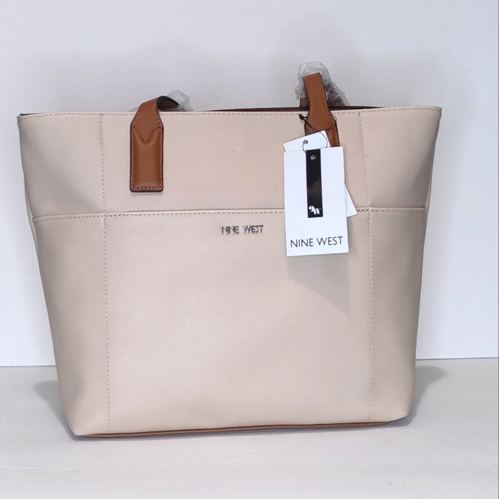 NWT Nine West Monroe Tan Tote